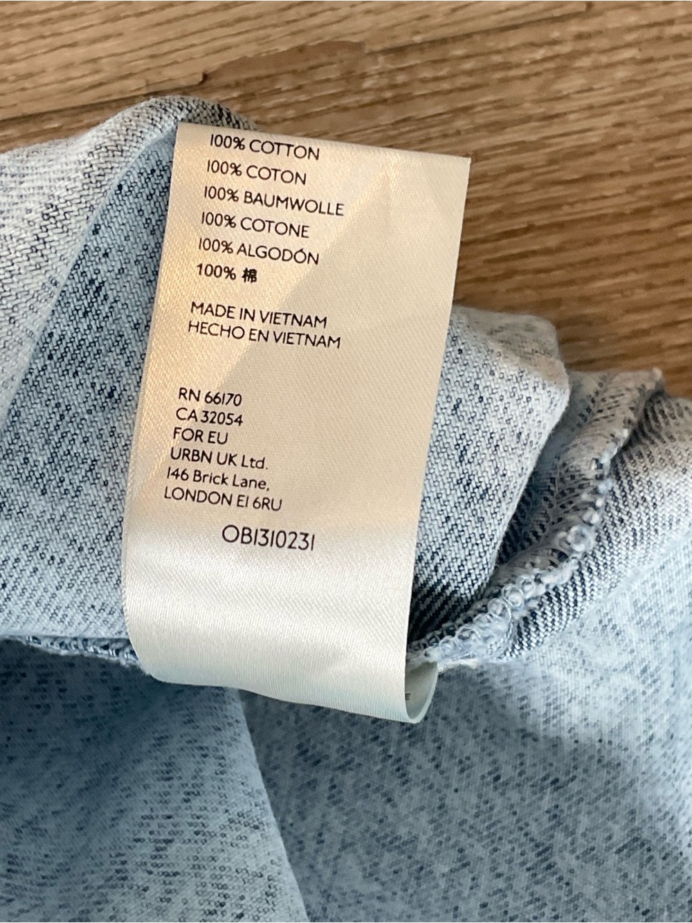 Free People Katie Denim Acid Wash Halter Mini Dress in Light Blue Size Medium - Picture 12 of 14